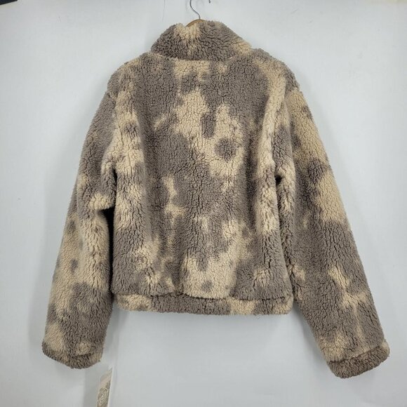 Sage Collective Jet Setter Faux Shearling Teddy 1/4 Zip Pullover Size L NWT $85 - Picture 2 of 10